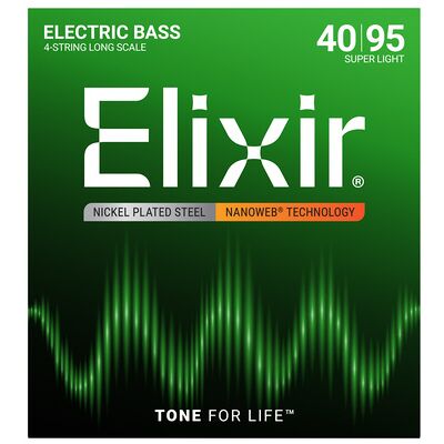 Elixir Nanoweb Super Light BassGuitar Elixir Nanoweb Super Light BassGuitar