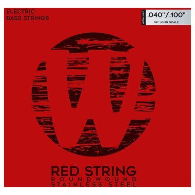 Warwick Red Strings Bass Set Med/Light Warwick Red Strings Bass Set Med/Light