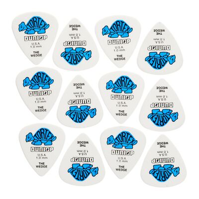 Dunlop Plectrums Tortex Wedge 1,00 blu Dunlop Plectrums Tortex Wedge 1,00 blu