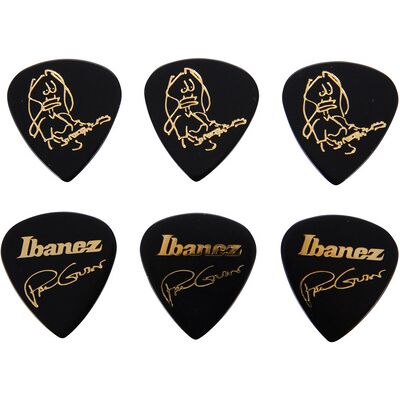 Ibanez Paul Gilbert Pick Set BK - 6P nero Ibanez Paul Gilbert Pick Set BK - 6P nero