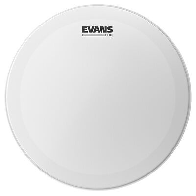 Evans 13" Genera HD Coated Snare bianco con superficie sabbiata Evans 13" Genera HD Coated Snare bianco con superficie sabbiata