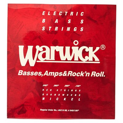 Warwick Red Strings Bass Set M/L N Warwick Red Strings Bass Set M/L N