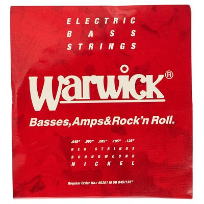Warwick Red Strings Bass Set Med. N Warwick Red Strings Bass Set Med. N