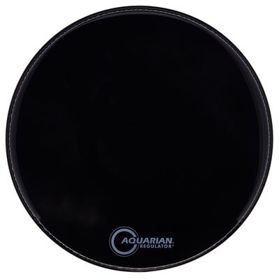 Aquarian 22" Regulator Black Bass Drum Aquarian 22" Regulator Black Bass Drum