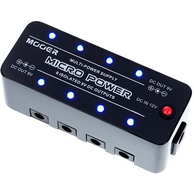 MOOER Micro Power - Alimentatore multi-uscite per pedali MOOER Micro Power - Alimentatore multi-uscite per pedali