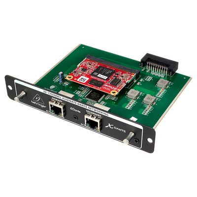 Scheda di espansione Dante a 32 canali Behringer X-Dante - Interfaccia audio Scheda di espansione Dante a 32 canali Behringer X-Dante - Interfaccia audio