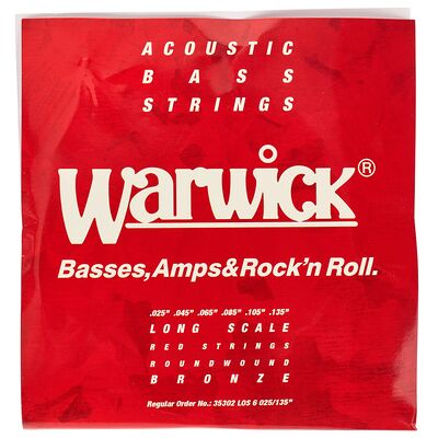 Warwick Acoustic Bass Strings 6 25-135 Warwick Acoustic Bass Strings 6 25-135