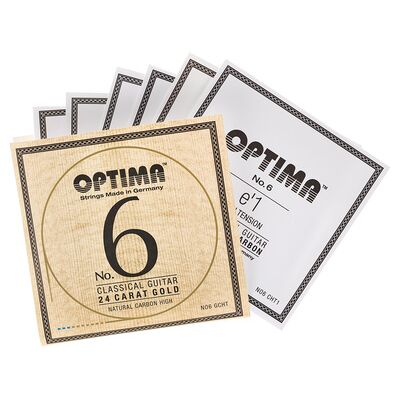 Optima No.6 Gold Strings Carbon High Optima No.6 Gold Strings Carbon High