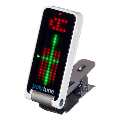 TC Electronic PolyTune Clip Tuner bianco TC Electronic PolyTune Clip Tuner bianco
