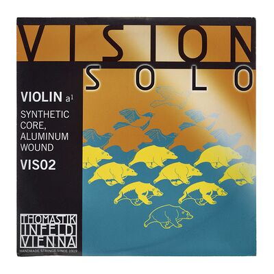 Corda per violino Thomastik Vision Solo A - Alluminio - Tensione Media Corda per violino Thomastik Vision Solo A - Alluminio - Tensione Media