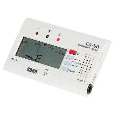 Korg CA-50 Chromatic Tuner bianco Korg CA-50 Chromatic Tuner bianco