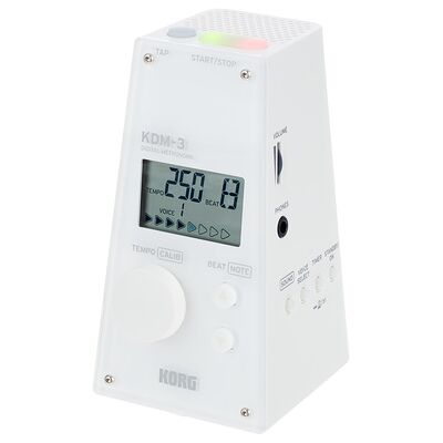 Korg KDM-3 Digital Metronome White bianco Korg KDM-3 Digital Metronome White bianco