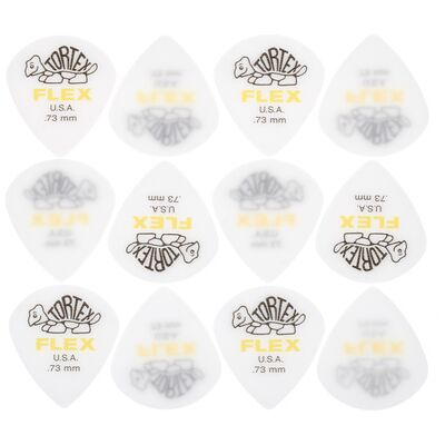 Dunlop Tortex Flex Jazz III XL 0.73 White Dunlop Tortex Flex Jazz III XL 0.73 White