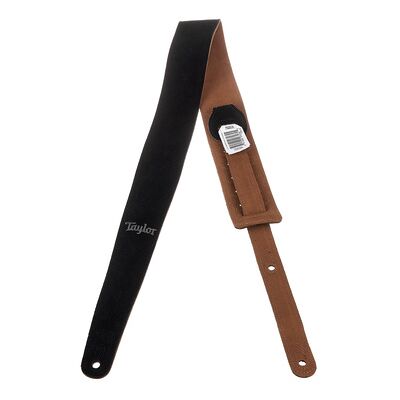 Taylor All-Suede Guitar Strap Black Black Taylor All-Suede Guitar Strap Black Black