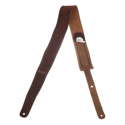Taylor All-Suede Guitar Strap Brown Chocolate Brown Taylor All-Suede Guitar Strap Brown Chocolate Brown