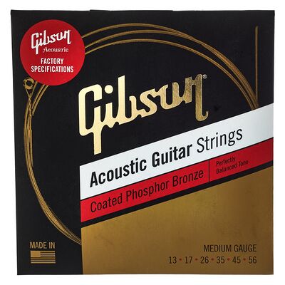 Gibson Coated Phosphor Bronze Medium Gibson Coated Phosphor Bronze Medium