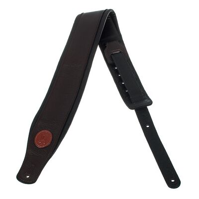 Levys Pad. Garm. Leather Strap 3"DBR Dark brown Levys Pad. Garm. Leather Strap 3"DBR Dark brown