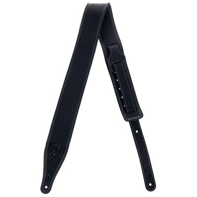 Levys Soft Leather Strap 2,5" BK nero Levys Soft Leather Strap 2,5" BK nero