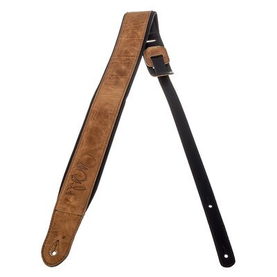 PRS Signature Leather Strap Sandstone sulla parte anteriore PRS Signature Leather Strap Sandstone sulla parte anteriore