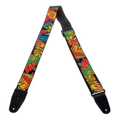 Levys Poly Strap 2" Comic Text Print Levys Poly Strap 2" Comic Text Print