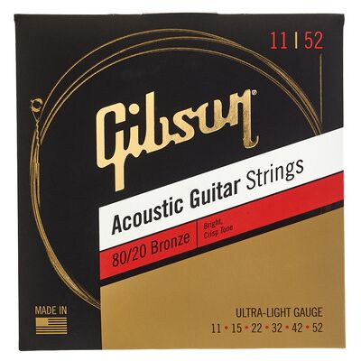 Gibson 80/20 Bronze Acoustic 11 Gibson 80/20 Bronze Acoustic 11