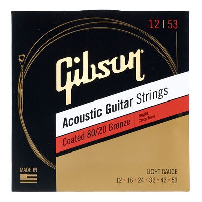 Gibson Coated 80/20 Bronze Light Gibson Coated 80/20 Bronze Light