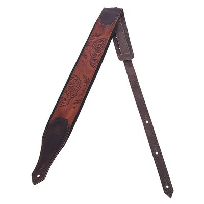 Minotaur New Orleans Skull LeatherStrap Brown Minotaur New Orleans Skull LeatherStrap Brown