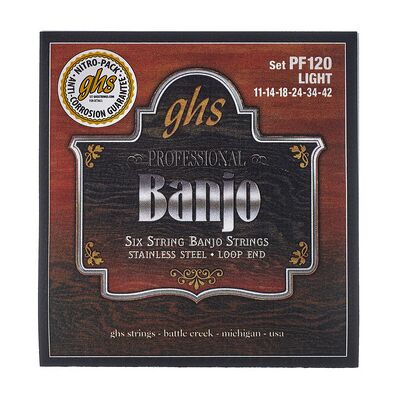GHS Professional PF120 Banjo Set GHS Professional PF120 Banjo Set