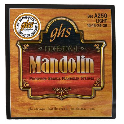 GHS A250 Mandolin String Set Light GHS A250 Mandolin String Set Light