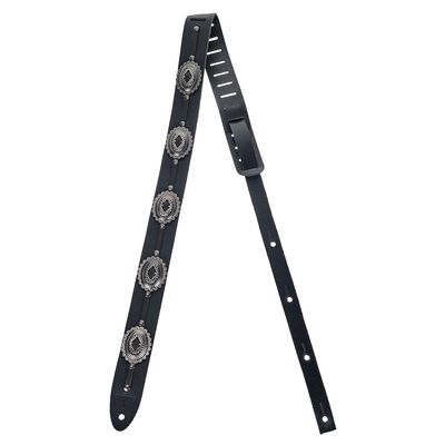 Richter Raw I Concho Guit. Strap BK/OS Black Richter Raw I Concho Guit. Strap BK/OS Black