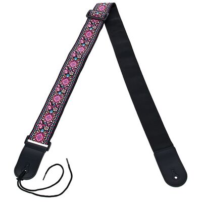 Richter Guitar Strap Ret. Jacqu. Pink Pink Richter Guitar Strap Ret. Jacqu. Pink Pink