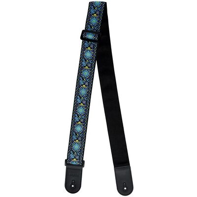 Richter Guitar Strap Ret. Jacqu. Blue blu Richter Guitar Strap Ret. Jacqu. Blue blu