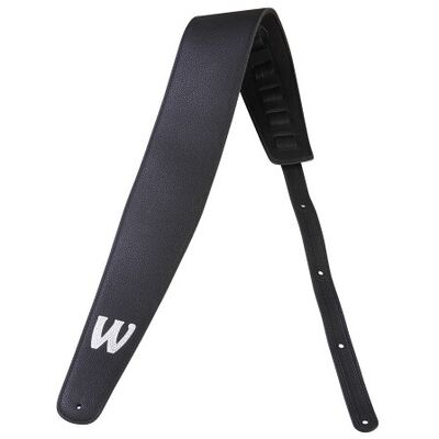Warwick Syn.Leather Bass Strap Bl/SI Warwick Syn.Leather Bass Strap Bl/SI