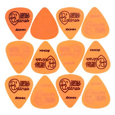 dAndrea Delrex Standard Pick Set 0,60 Orange dAndrea Delrex Standard Pick Set 0,60 Orange