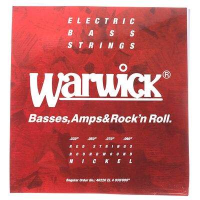 Warwick Red Strings Bass Set E.Light N Warwick Red Strings Bass Set E.Light N