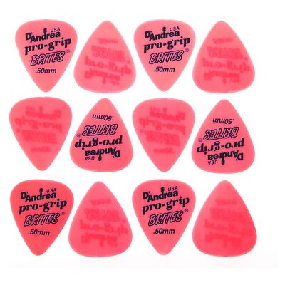 dAndrea Pro-Grip Brites Pick Set 0,50 Red dAndrea Pro-Grip Brites Pick Set 0,50 Red