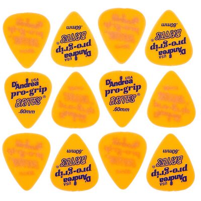 dAndrea Pro-Grip Brites Picks 0,60 Orange dAndrea Pro-Grip Brites Picks 0,60 Orange