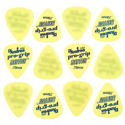 dAndrea Pro-Grip Brites Picks 0,73 Yellow dAndrea Pro-Grip Brites Picks 0,73 Yellow