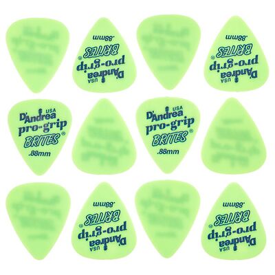 dAndrea Pro-Grip Brites Picks 0,88 Green dAndrea Pro-Grip Brites Picks 0,88 Green