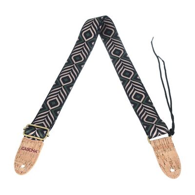 Cascha Ukulele Strap GR Chevron Veg Green Chevron Cascha Ukulele Strap GR Chevron Veg Green Chevron