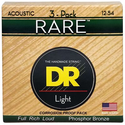 DR Strings Rare Acoustic RPM-12 3-Pack DR Strings Rare Acoustic RPM-12 3-Pack
