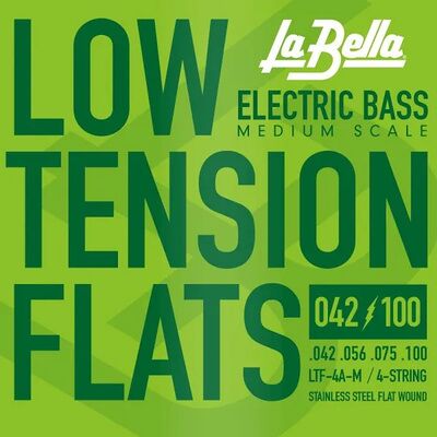 La Bella LTF-4A-M Bass Low Tens. Flats La Bella LTF-4A-M Bass Low Tens. Flats