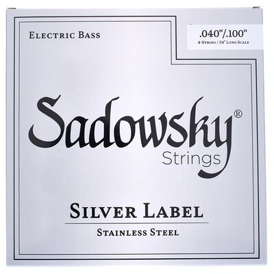 Sadowsky Silver Label Bass 4 .040 SS LS Sadowsky Silver Label Bass 4 .040 SS LS