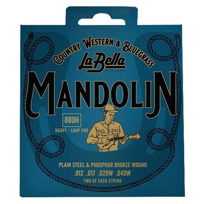 La Bella 880H Mandolin Ph.Br. Heavy La Bella 880H Mandolin Ph.Br. Heavy