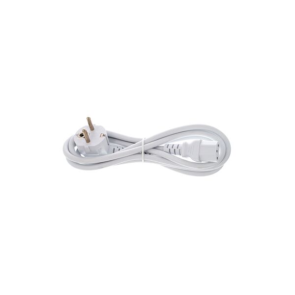 the sssnake eu power cable 1.8m white white