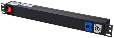 Showgear 19" 1U Socketstrip 7