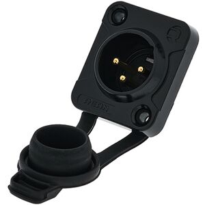 Connettore XLR da esterno a 3 poli Rean RRX3M-Z - Maschio, flange D Connettore XLR da esterno a 3 poli Rean RRX3M-Z - Maschio, flange D