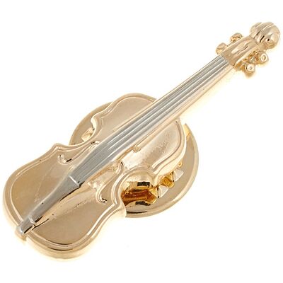 ART Pin Violin Small Gold plated ART Pin Violin Small Gold plated