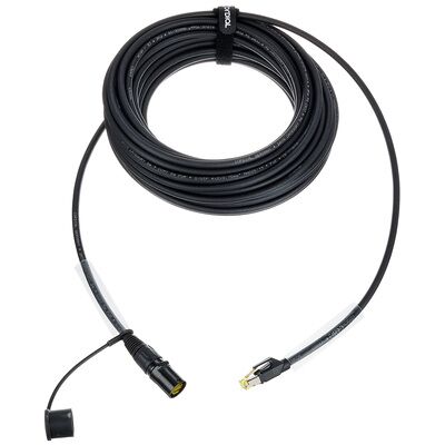 Cordial Cavo di Rete 20m CAT5e Nero - Patch, Resistente Outdoor Cordial Cavo di Rete 20m CAT5e Nero - Patch, Resistente Outdoor