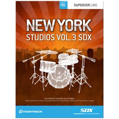 Toontrack SDX New York Studios Vol. 3 Toontrack SDX New York Studios Vol. 3